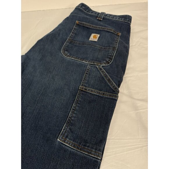 Carhartt Rugged Flex Relaxed Fit Denim Jeans Mens 38x30 (29” Measured) 102808 - Picture 2 of 13